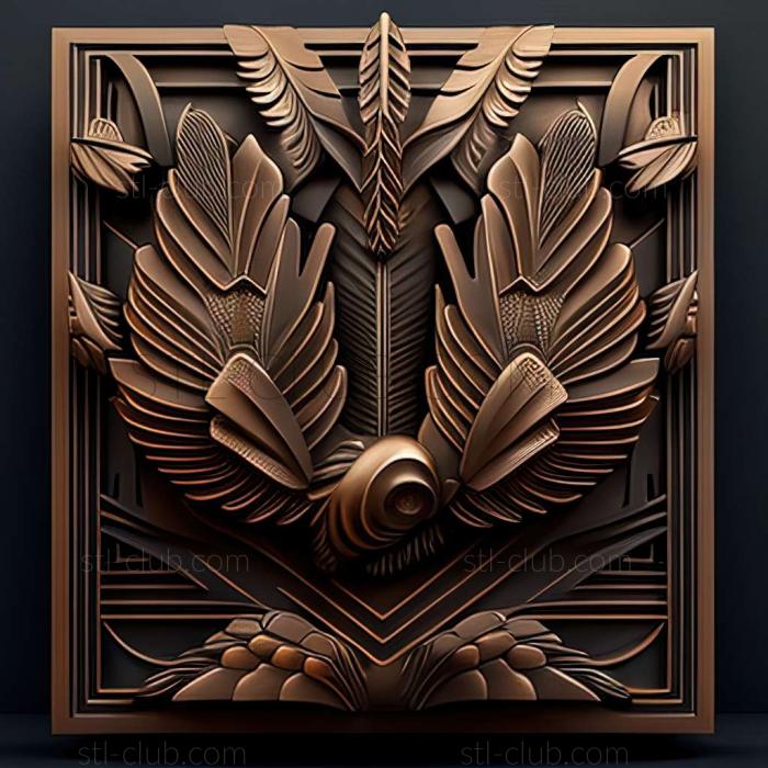 3D model art deco (STL)